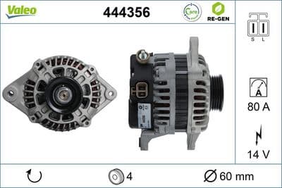 Alternador VALEO 444356