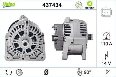 Alternador VALEO 437434