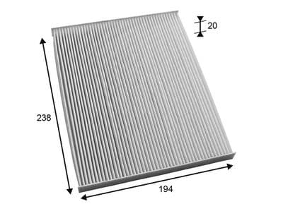Filtro, aire del interior VALEO 715740