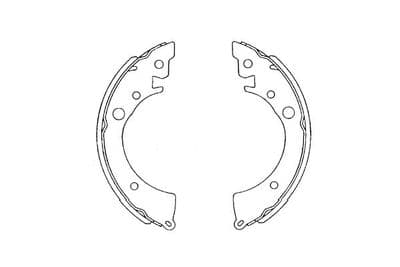 Juego de zapatas de frenos Kavo Parts KBS-2905