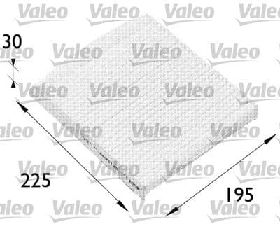 Filtro, aire del interior VALEO 698512