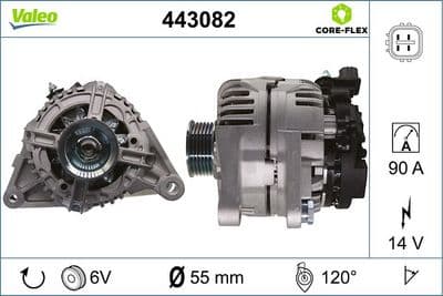Alternador VALEO 443082