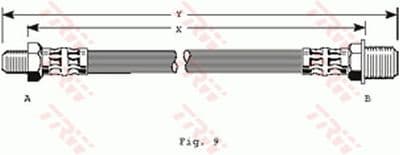 Manguera de frenos TRW PHC149