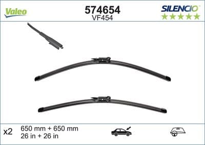 Limpiaparabrisas VALEO 574654