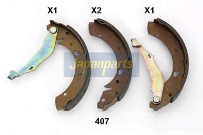 Juego de zapatas de frenos JAPANPARTS GF-407AF