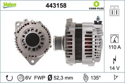 Alternador VALEO 443158