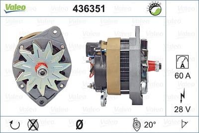 Alternador VALEO 436351