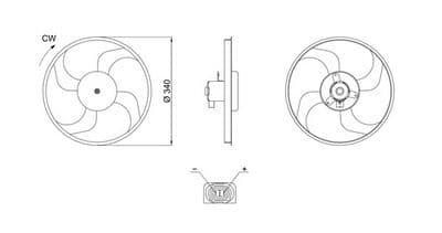 Ventilador, refrigeración del motor MAHLE CFF 710 000S