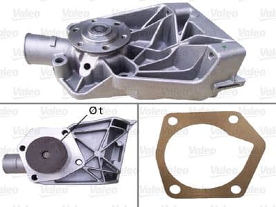 Bomba de agua, refrigeración del motor VALEO 506786