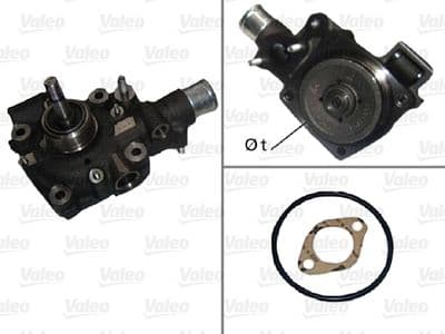 Bomba de agua, refrigeración del motor VALEO 506304