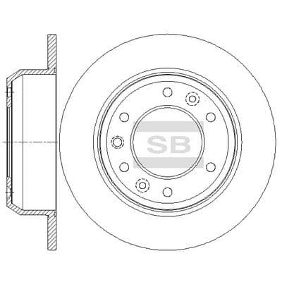 Disco de freno Hi-Q SD1148