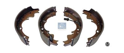 Juego de zapatas de frenos DT Spare Parts 7.92411