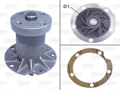 Bomba de agua, refrigeración del motor VALEO 506100