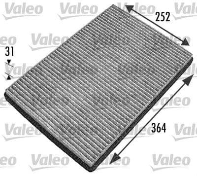 Filtro, aire del interior VALEO 698744