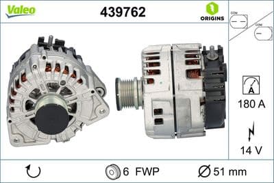 Alternador VALEO 439762