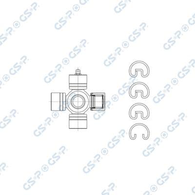 Junta, árbol cardán GSP UJ900156