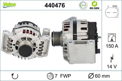 Alternador VALEO 440476