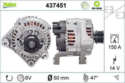 Alternador VALEO 437451