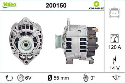 Alternador VALEO 200150