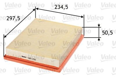 Filtro de aire VALEO 585291