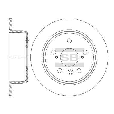 Disco de freno Hi-Q SD4074