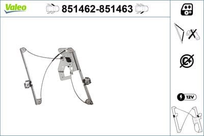 Elevador para ventanas VALEO 851462