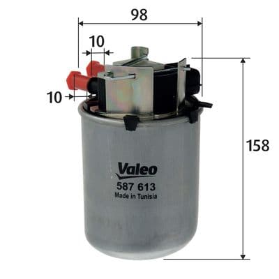Filtro combustible VALEO 587613
