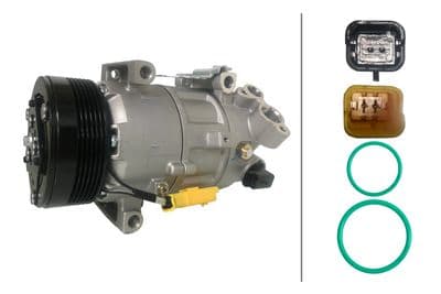 Compresor, aire acondicionado HELLA 8FK 366 204-551