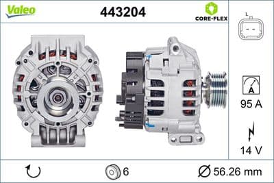 Alternador VALEO 443204