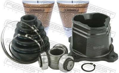 Juego de articulación, eje de transmisión FEBEST 0111-GX100R