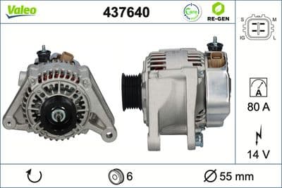 Alternador VALEO 437640