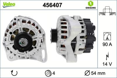 Alternador VALEO 456407