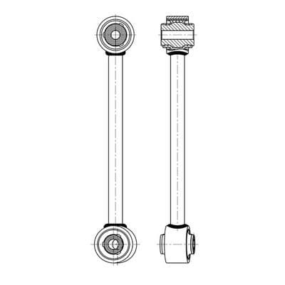 Brazo oscilante, suspensión de ruedas CTR CQ1115R