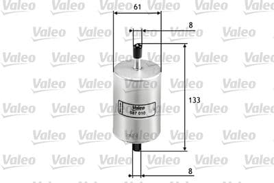 Filtro combustible VALEO 587010