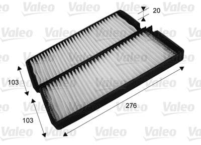 Filtro, aire del interior VALEO 715699