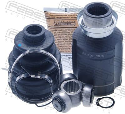 Juego de articulación, eje de transmisión FEBEST 0411-CU204WD