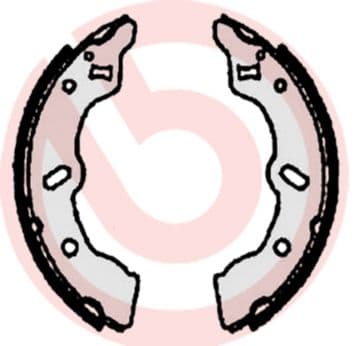 Juego de zapatas de frenos BREMBO S 49 505