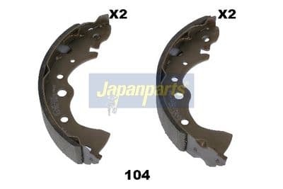 Juego de zapatas de frenos JAPANPARTS GF-104AF