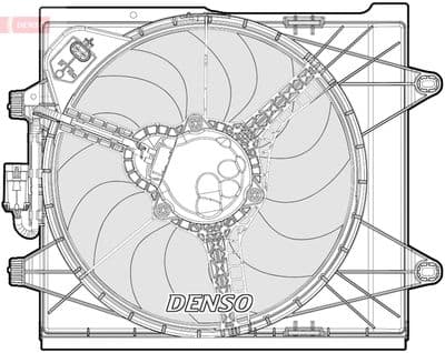Ventilador, refrigeración del motor DENSO DER09096