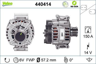 Alternador VALEO 440414