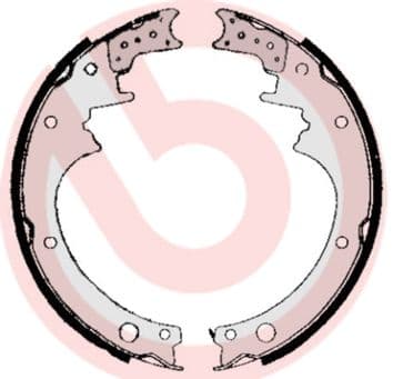 Juego de zapatas de frenos BREMBO S 56 511