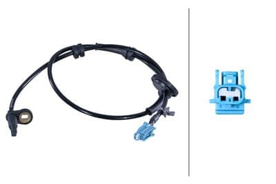 Sensor, revoluciones de la rueda HELLA 6PU 358 422-391