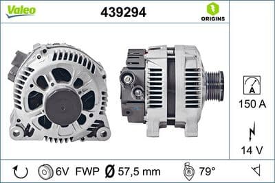 Alternador VALEO 439294