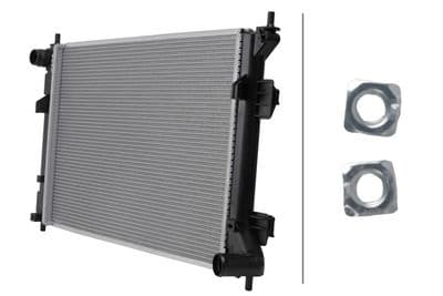 Radiador, refrigeración del motor HELLA 8MK 366 310-211