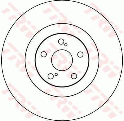 Disco de freno TRW DF4101S
