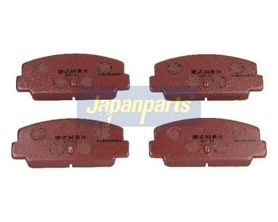 Juego de balatas de freno JAPANPARTS PA-702AF