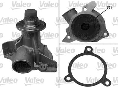 Bomba de agua, refrigeración del motor VALEO 506266