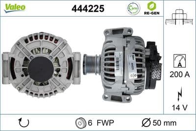 Alternador VALEO 444225