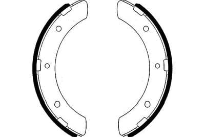 Juego de zapatas de frenos Kavo Parts KBS-6422