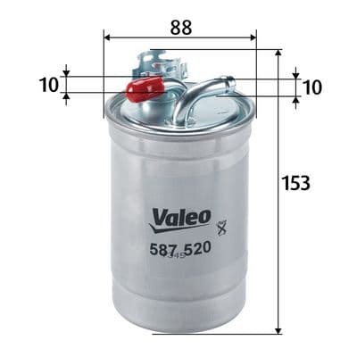 Filtro combustible VALEO 587520